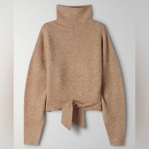 Aritzia Wilfred Lorin Sweater (Soft Camel)